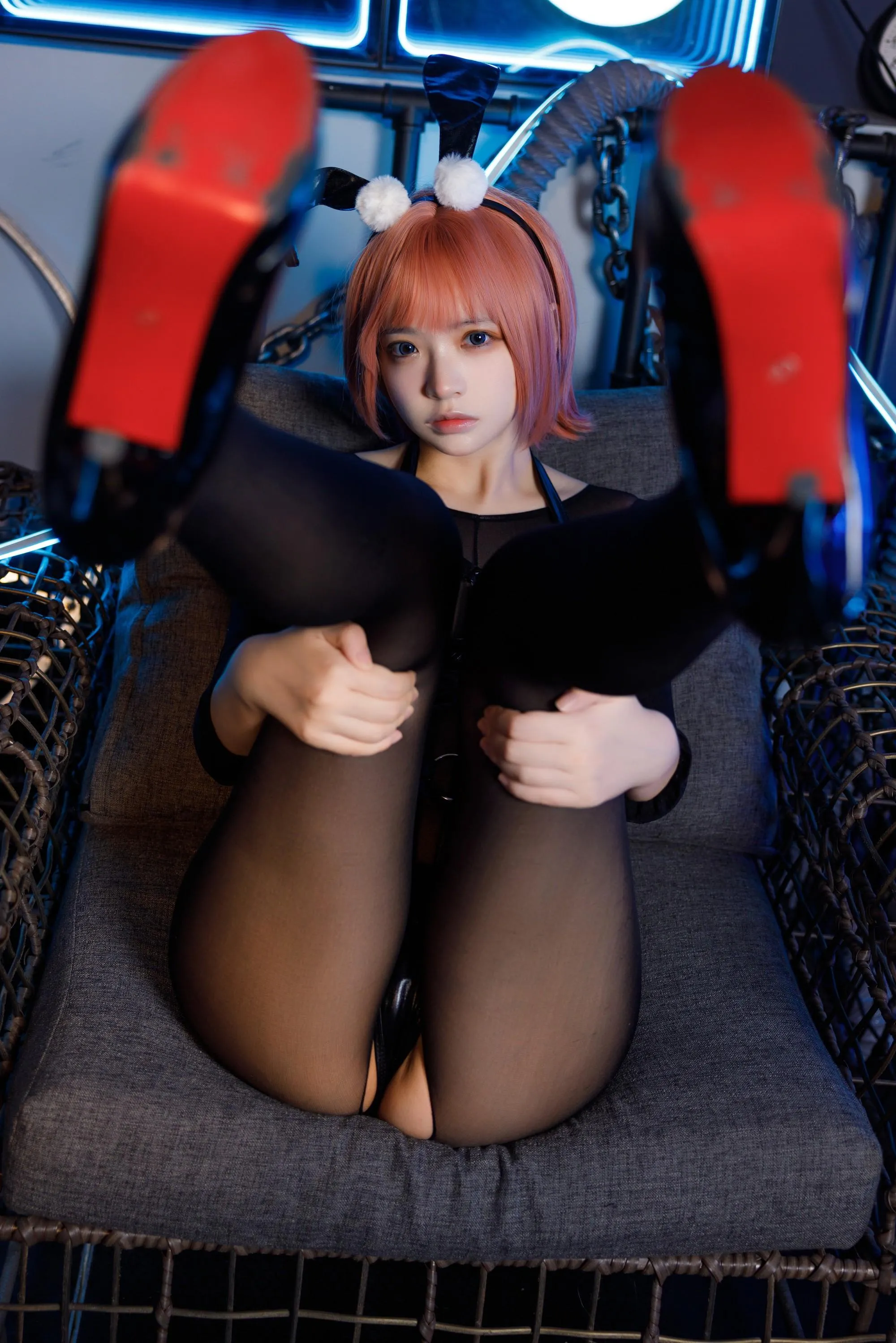 疯猫ss – NO.128 黑丝束缚兔 [35P]插图6